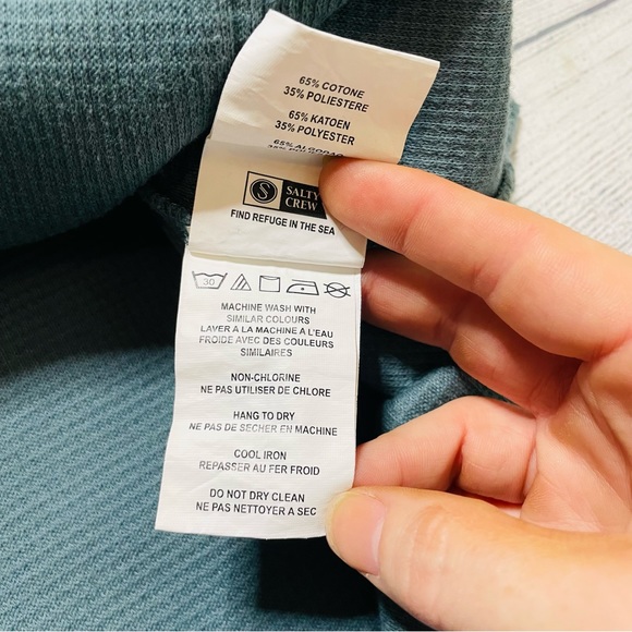 Salty Crew Tippet Thermal Waffle Hoodie - Picture 8 of 10